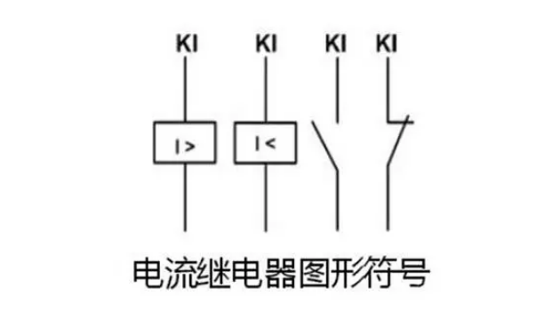 电流继电器符号